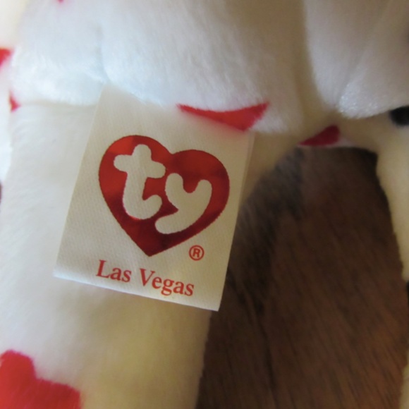 Beanie Baby LAS VEGAS Retired TY Beanie Babies Bear - Picture 5 of 5